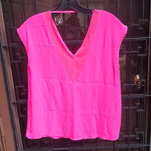 Summer hot pink top